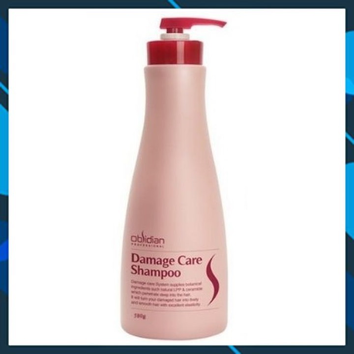 Dầu gội Obsidian Demage Care Shampoo siêu mềm mượt tái tạo tóc hư tổn Hàn Quốc 580ml