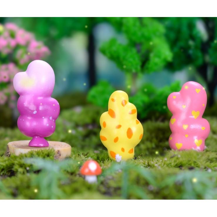 HN * Charm mô hình các mẫu ngọn búp non dùng trang trí tiểu cảnh, terrarium, DIY