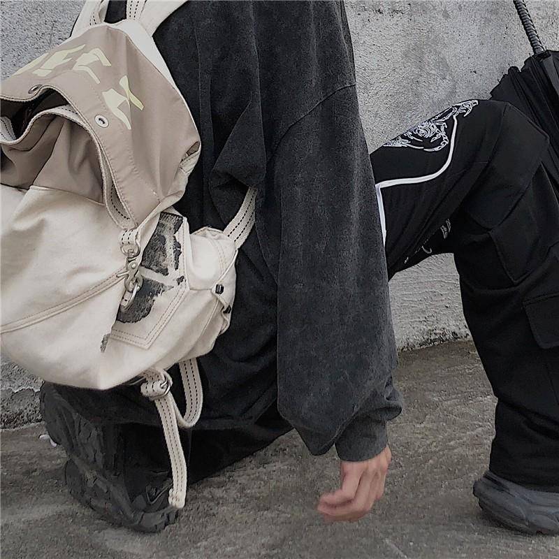 Áo thun dài tay ulzzang unisex xám mới