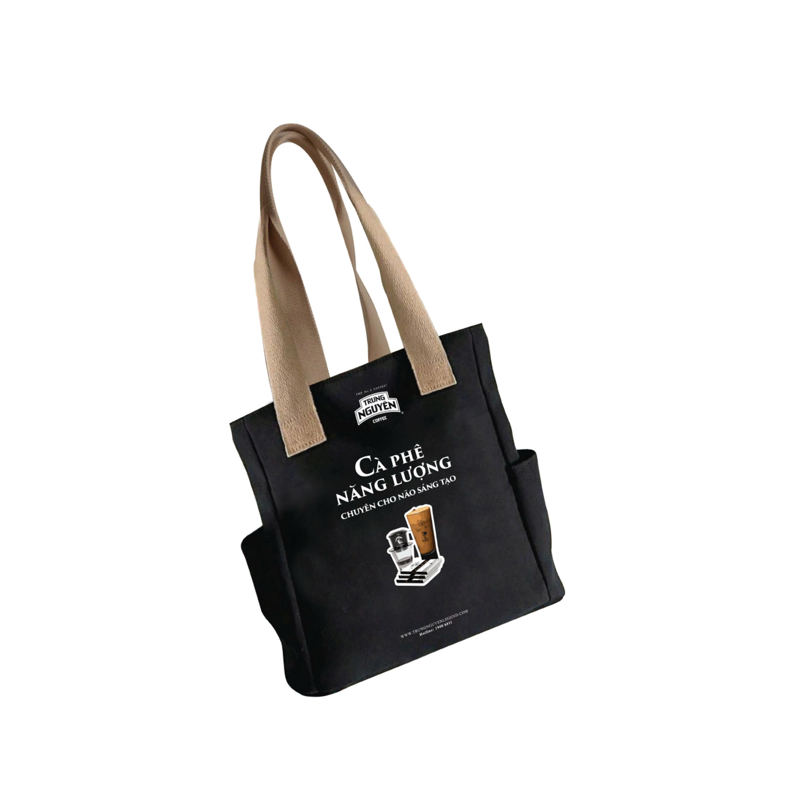 (Hàng tặng không bán) Túi vải Rang xay Trung Nguyên Legend 2025