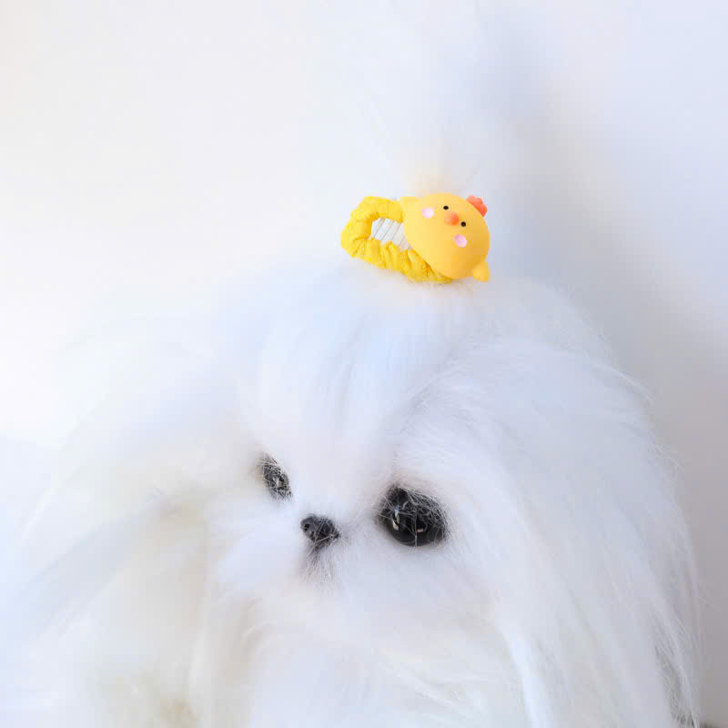 NƠ KẸP TÓC CÀI TÓC THỜI TRANG DỄ THƯƠNG ĐỘNG VẬT CÀI ĐẦU MÃ 33 CHO THÚ CƯNG CHÓ MÈO