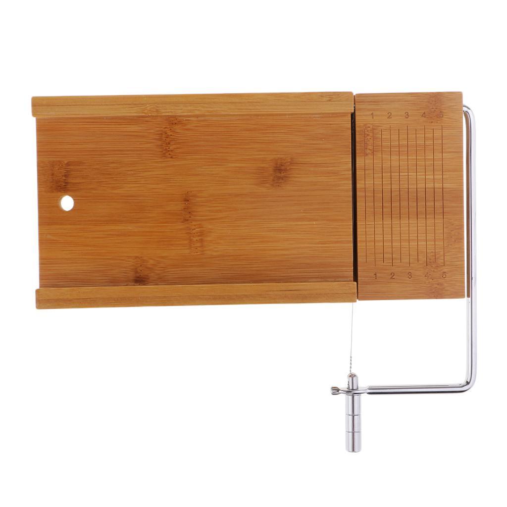 Soap Cutter Cutting Mold Wire Slicer + 1200ml Silicone Soap Mould with Lid