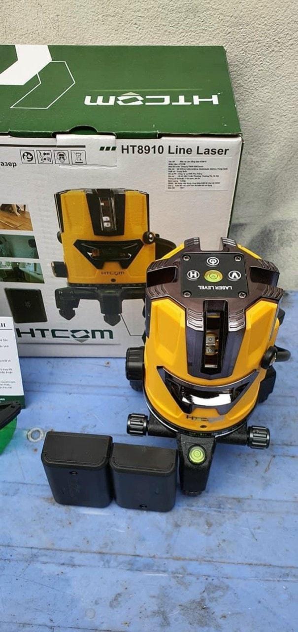MÁY CÂN MỰC LAZER 5 TIA XANH HT8910 HTCOM - HÀNG CHÍNH HÃNG