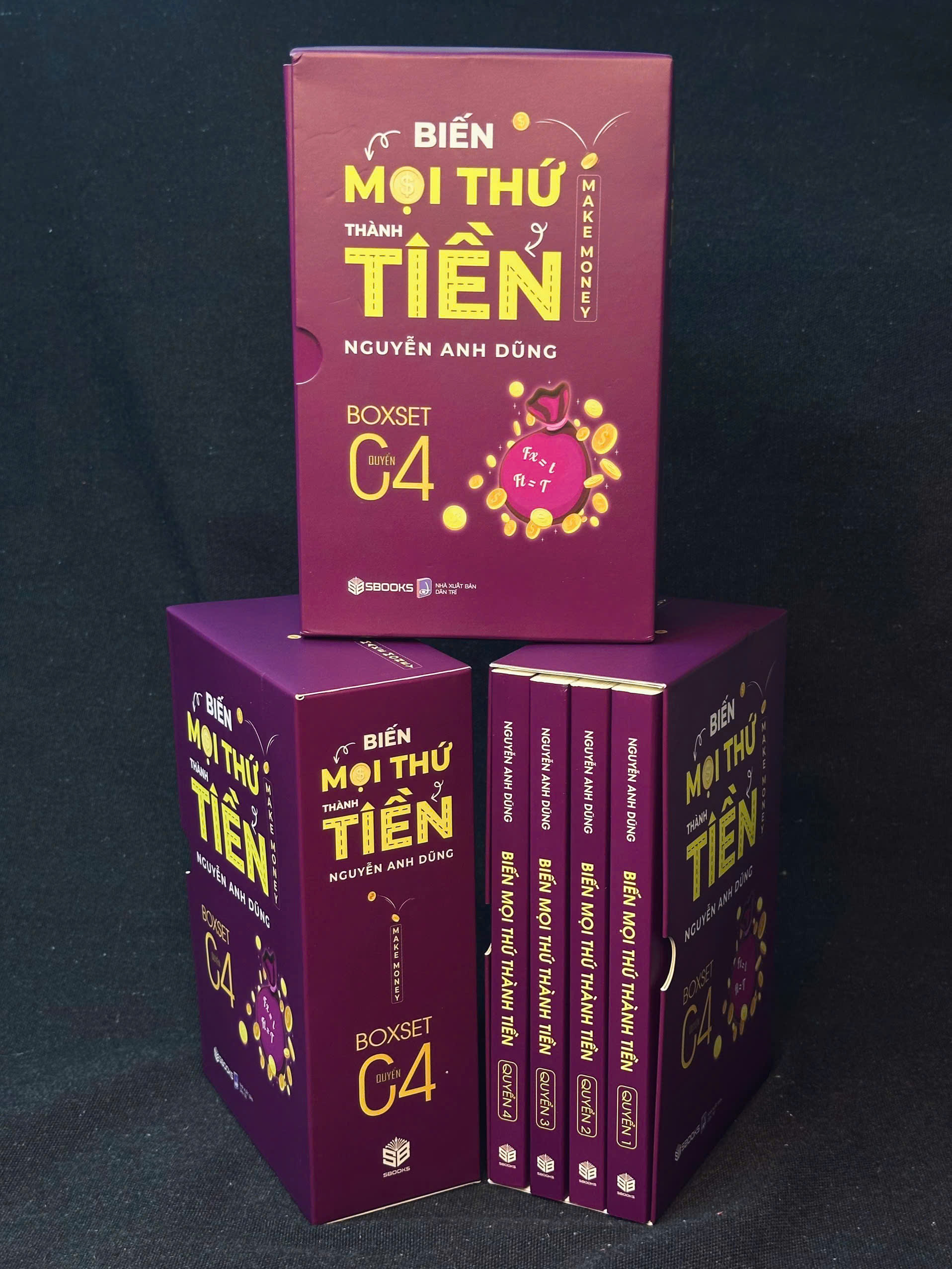 BOXSET - BIẾN MỌI THỨ THÀNH TIỀN (4 Quyển) - SBOOKS