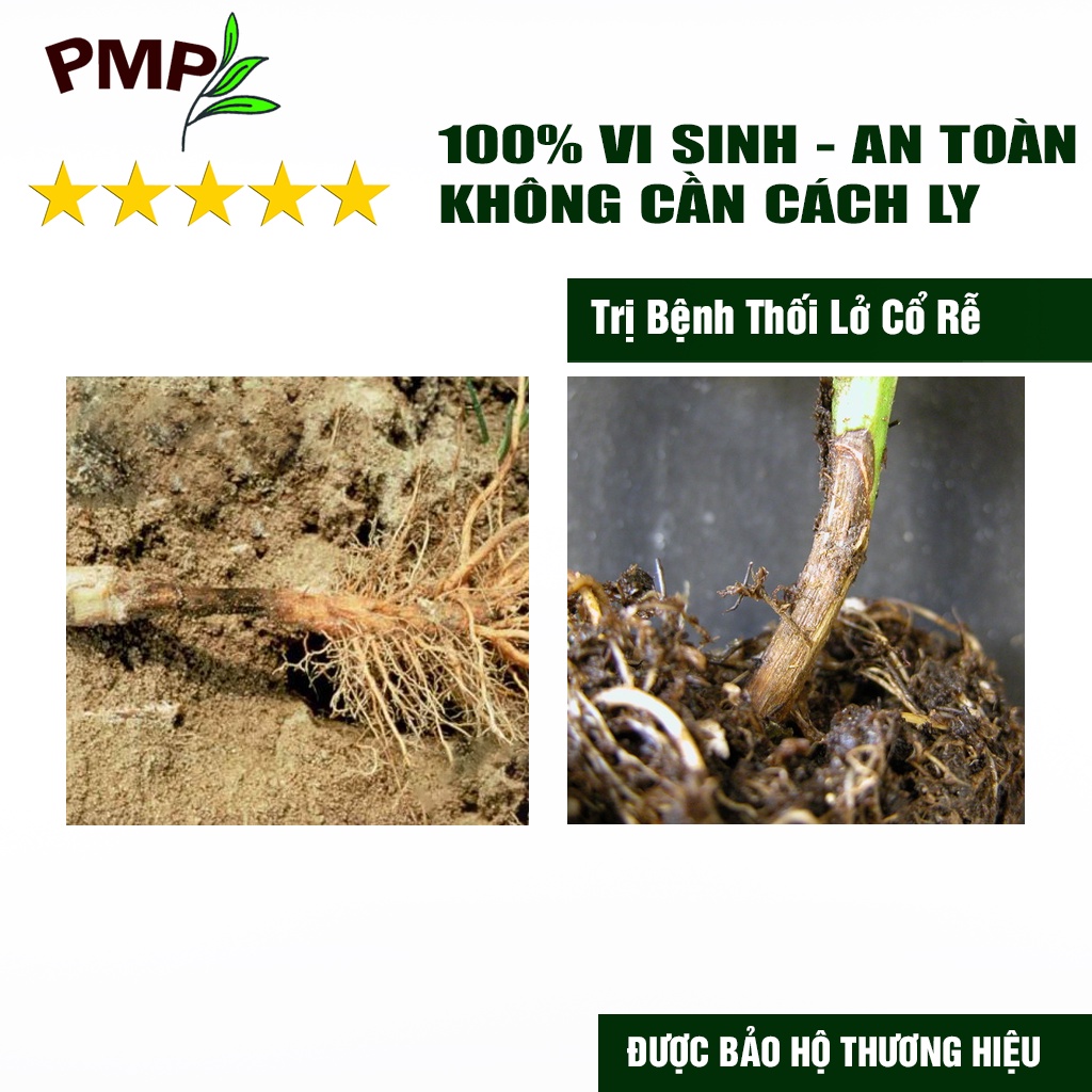 Combo chế phẩm vi sinh trừ bệnh, trừ sâu PMP cho rau sạch, hoa, cây cảnh (Biomic &amp; Killpa)