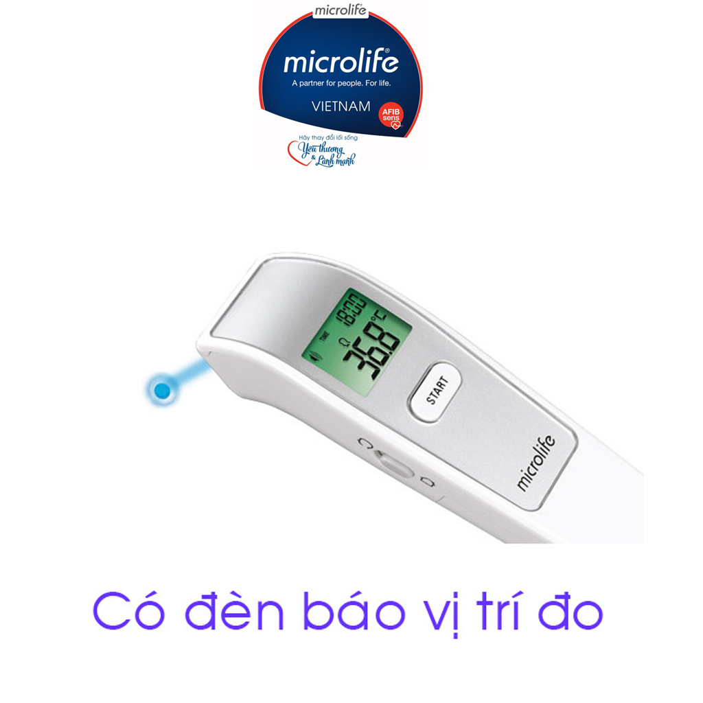 [Đo nhanh , Chính Xác Trong 1 Giây] Nhiệt kế hồng ngoại đo trán Microlife FR1MF1 - Thương Hiệu Thụy Sĩ