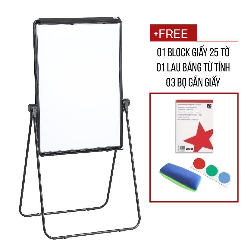 Bảng Flipchart Silicon FB66 chân gấp chữ U - Hàng chính hãng