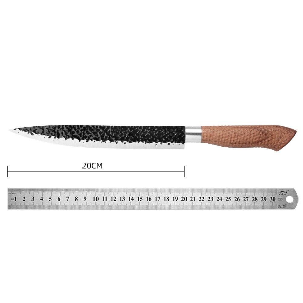 Kitchen knife Chef Knives Japanese High Carbon Stainless Steel Imitation Damascus Sanding Laser Knife Kitchen knife set