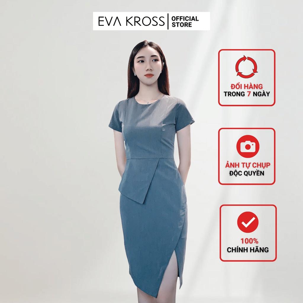Váy ghi nữ dáng dài, đầm công sở Linna Dress EKS131