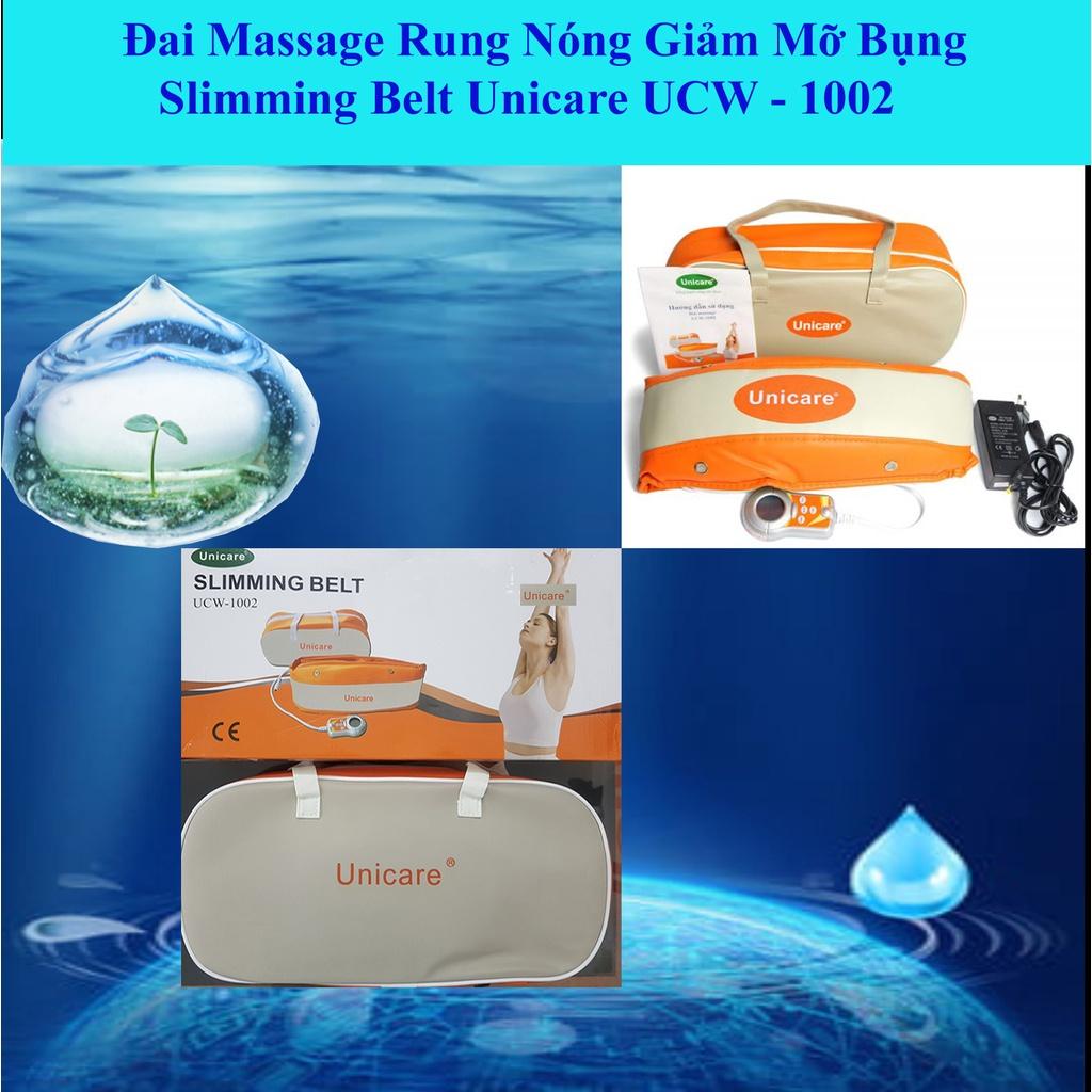 Đai Massage Rung Nóng Giảm MƠ Bụng Slimming Belt Unicare UCW – 1002 Thiết Kế Massage Theo Kiểu Vòng Tròn