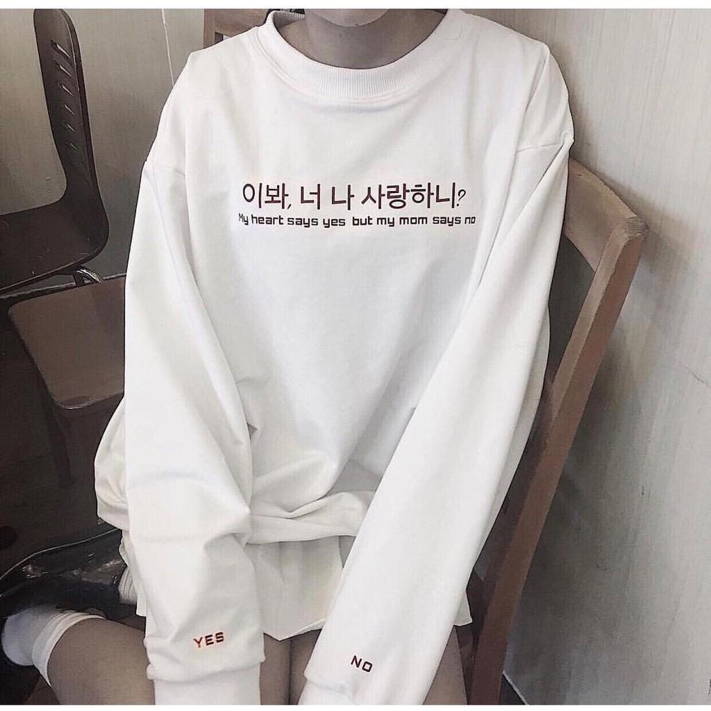 Áo thun nữ tay dài chữ nhật