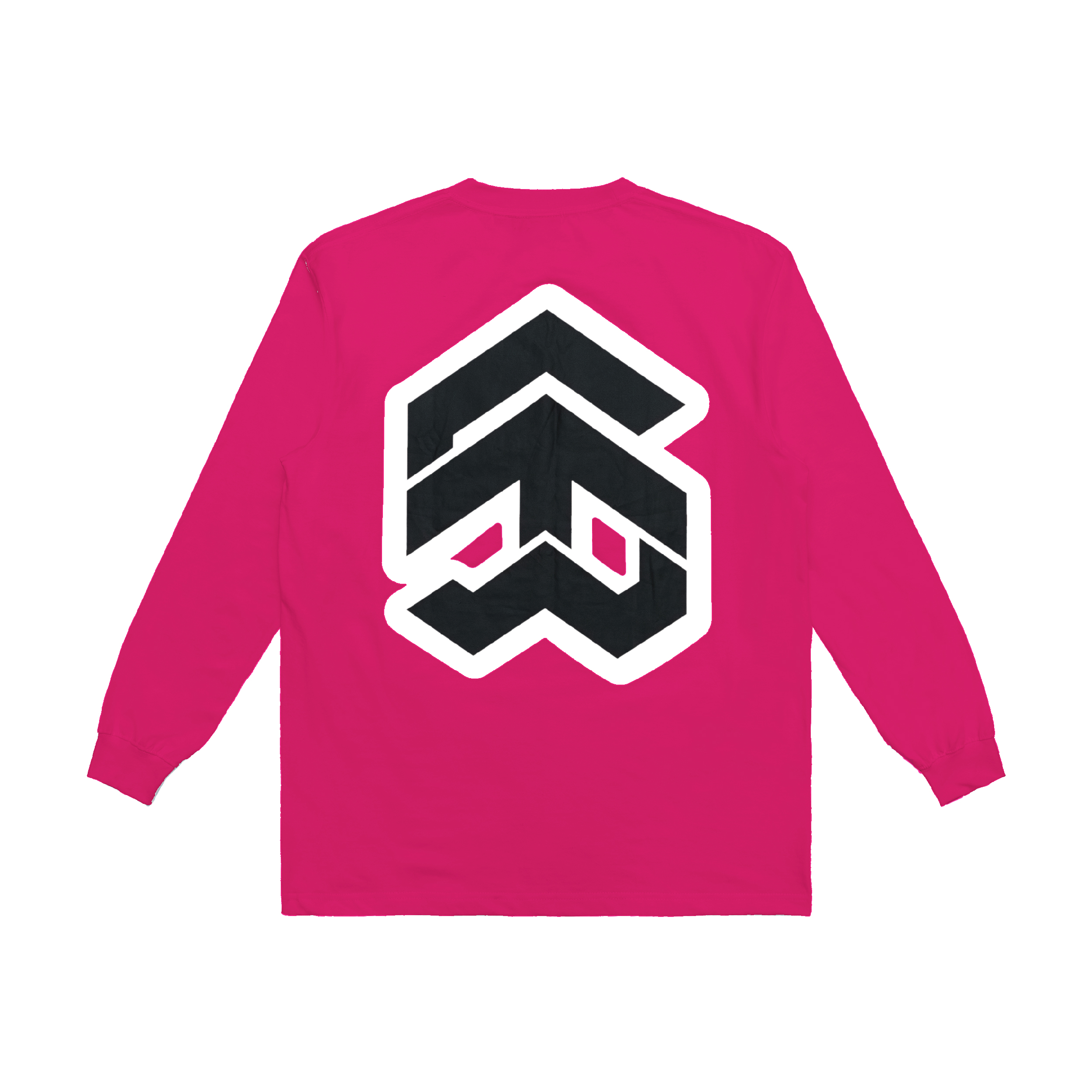 Áo Thun 5THEWAY Tay Dài Hồng aka 5THEWAY /stroke/ BIG LOGO LS NEW TEE in HOT PINK