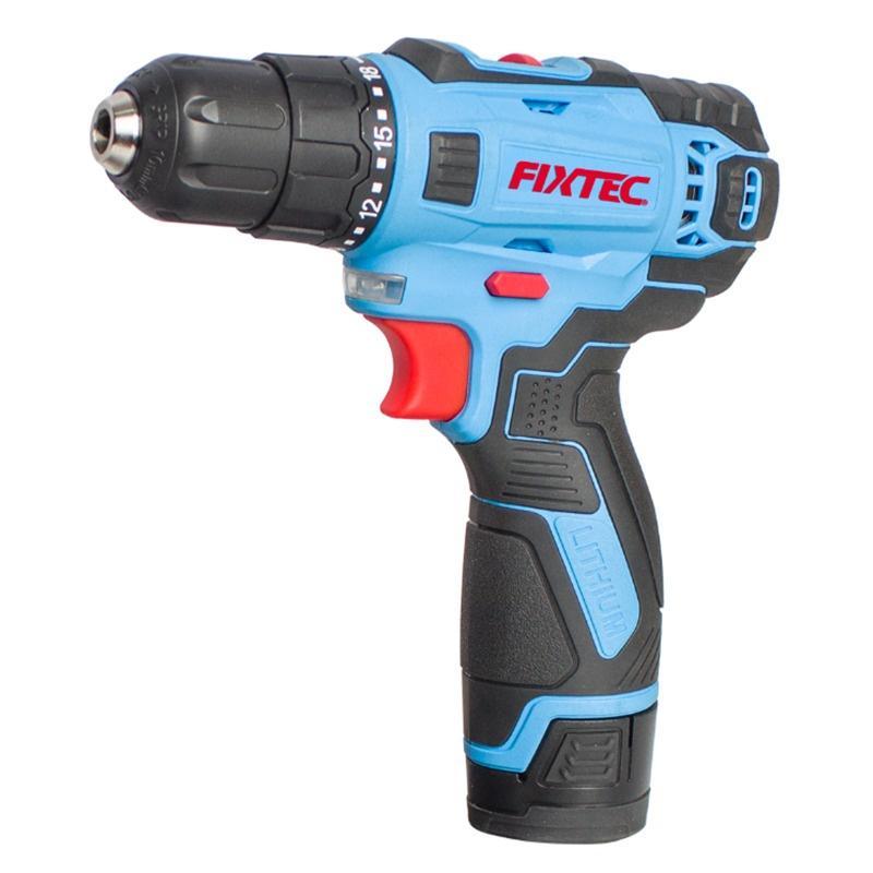 Bộ máy khoan pin không dây đa năng FIXTEC FCD1207K60 kèm bộ phụ kiên 60 chi tiết, pin siêu bền