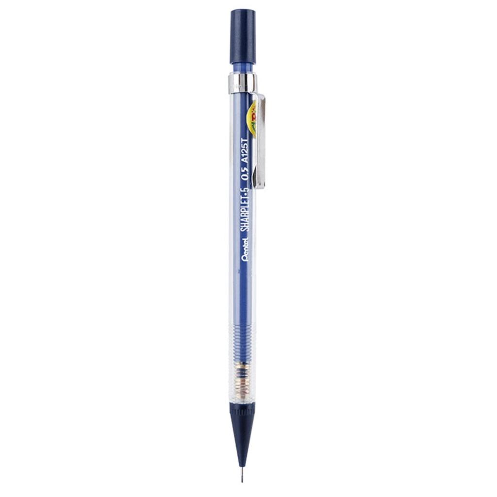 Bút Chì Kim Pentel A125T Kiểu Dáng Thân Trong - Trang Bị Đầu Tẩy - 2 Màu Vỏ