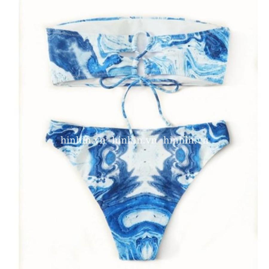 Set bikini loang màu thời trang (Đồ bơi cao cấp, hai mảnh loan màu)