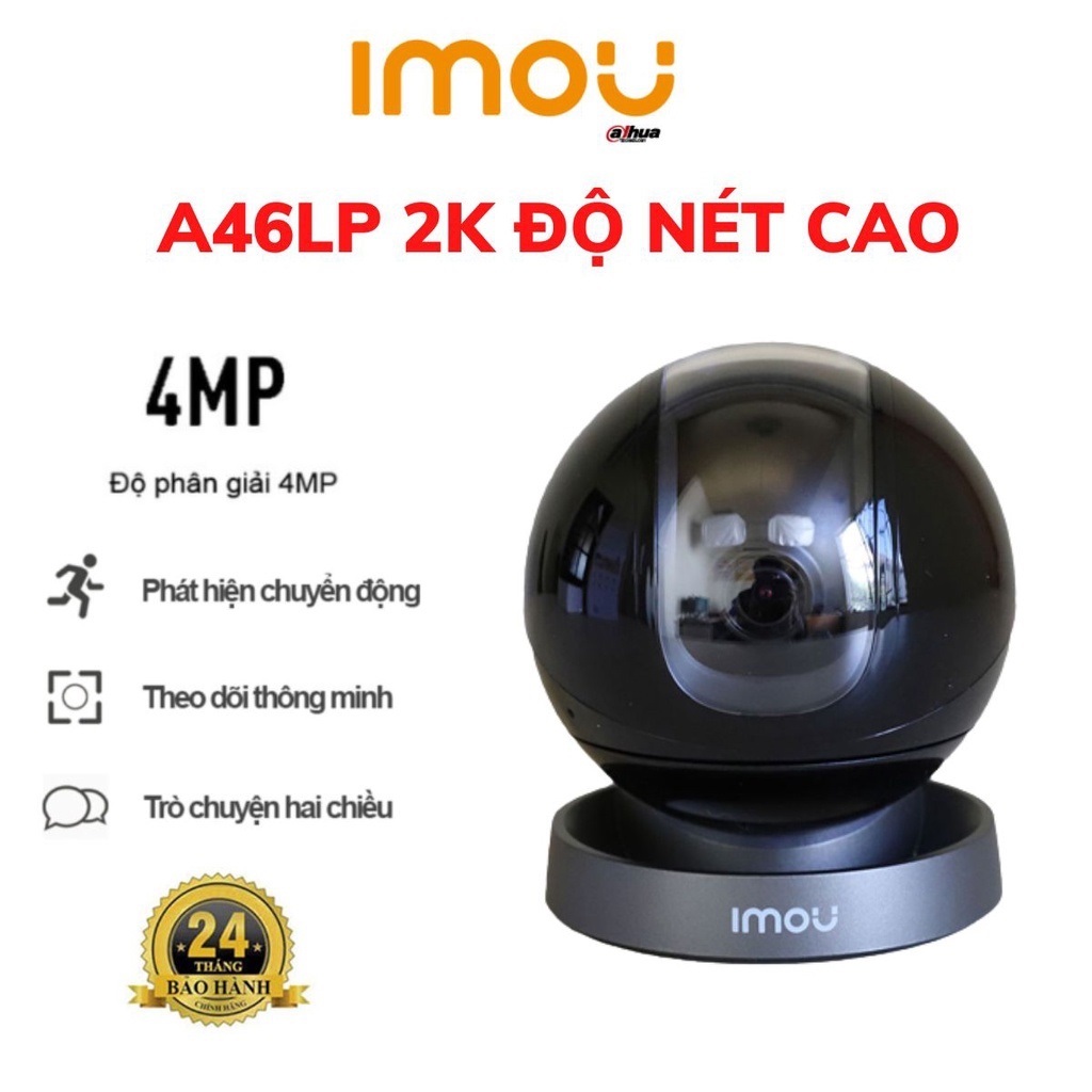 CAMERA WIFI IMOU REX IPC A46LP 4M 2K - XOAY 360 ĐỘ ĐÀM THOẠI 2 CHIỀU - HÀNG CHÍNH HÃNG