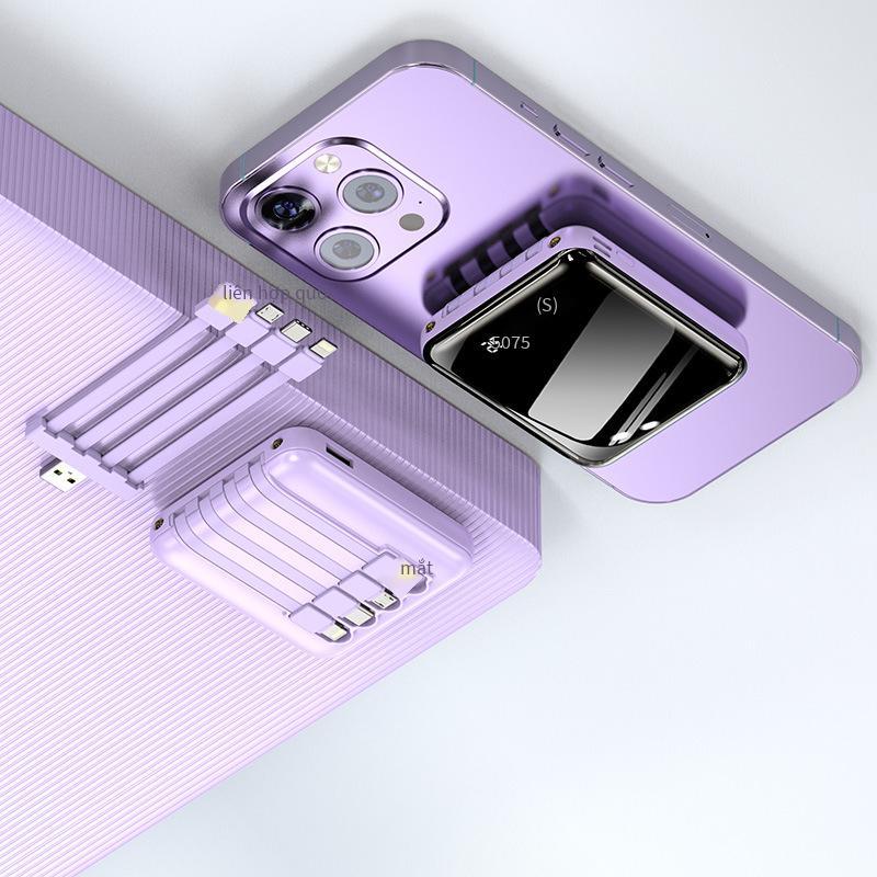 Sạc phong cách mới nhất kho báu mini tiện lợi 20000 mAh sáng tạo dung lượng lớn tháo rời đi kèm tùy chỉnh nguồn điện thoại di động