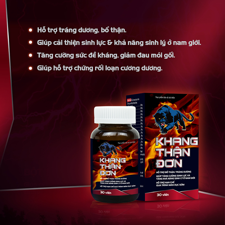 [TĂNG SINH LÝ NAM, BỔ THẬN TRÁNG DƯƠNG] Combo 2 Hộp Khang Thận Đơn Hỗ Trợ Tăng Cường Chức Năng Sinh Lý Nam, Bổ Thận Tráng Dương - 2 Hộp x 40 Viên