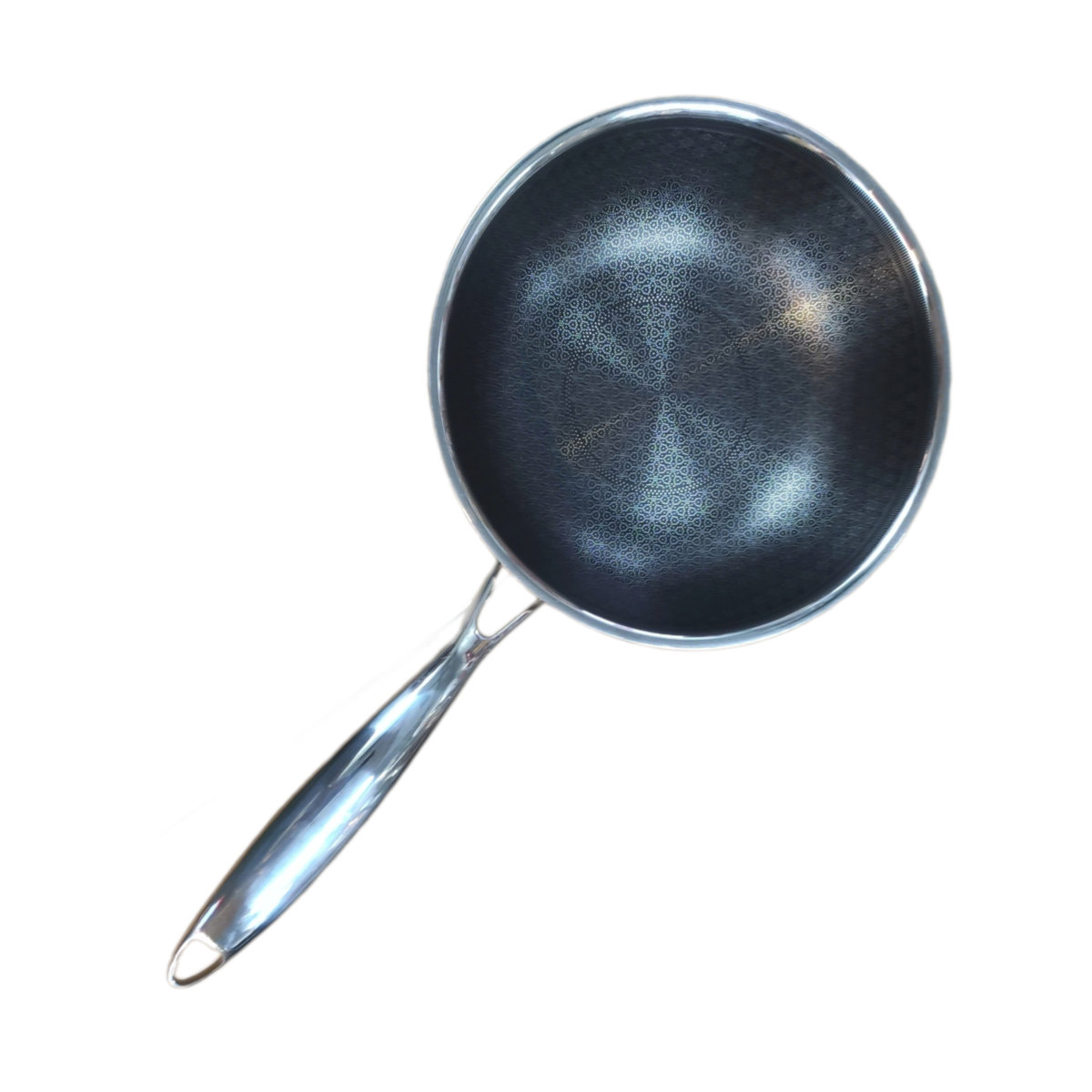 Chảo Inox 304 đúc liền chống dính Blackcube Hàn Quốc Make Up 22cm