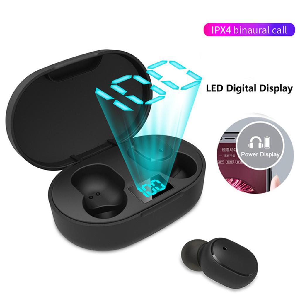 2X Wireless Headphone 5.0 Waterproof Display Bluetooth