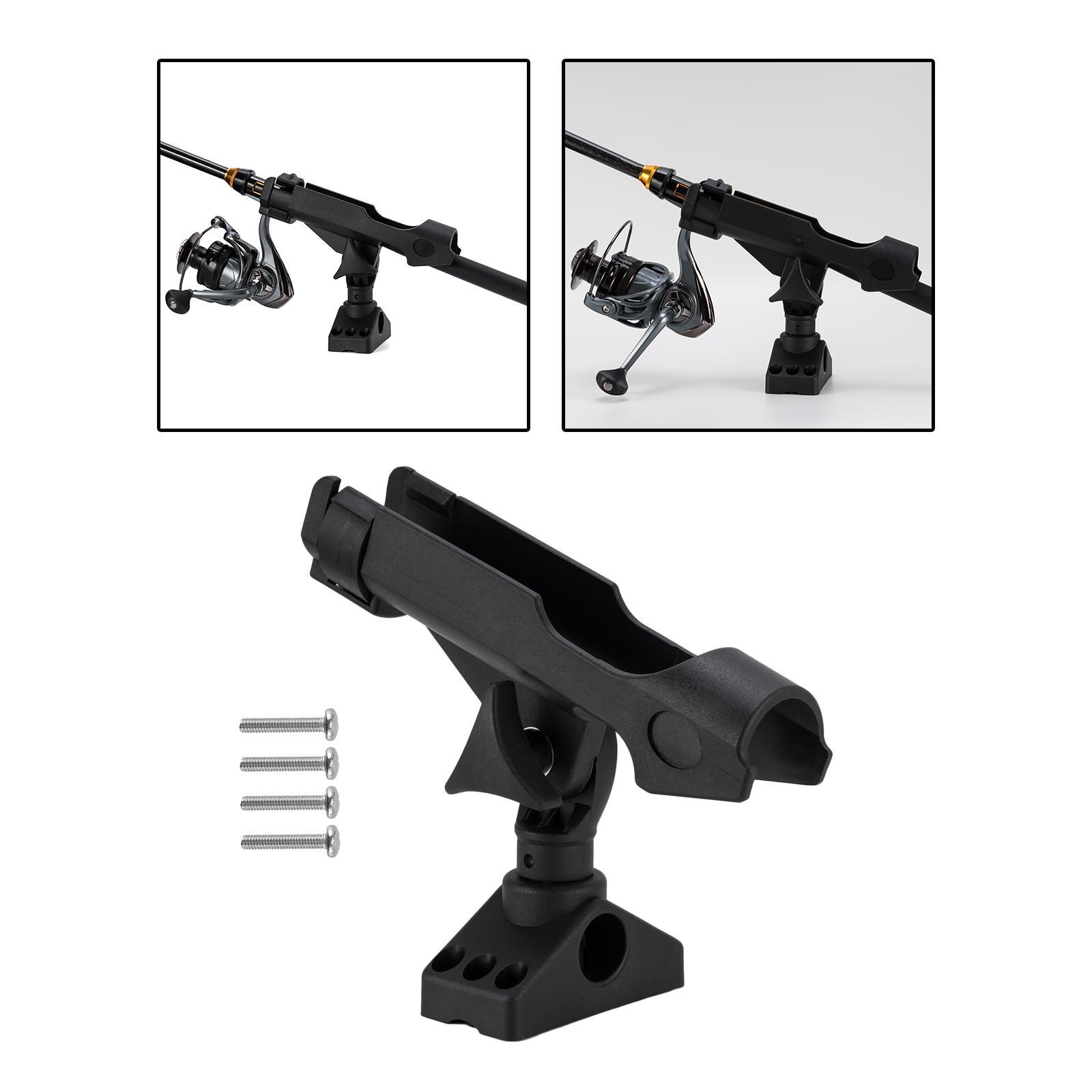 Fishing Rod Holders Fishing Rod Racks Deck Mount Fishing Rod Mounting Bracket Fishing Pole Holder Adjustable for Marine Fishing Boat Truck
