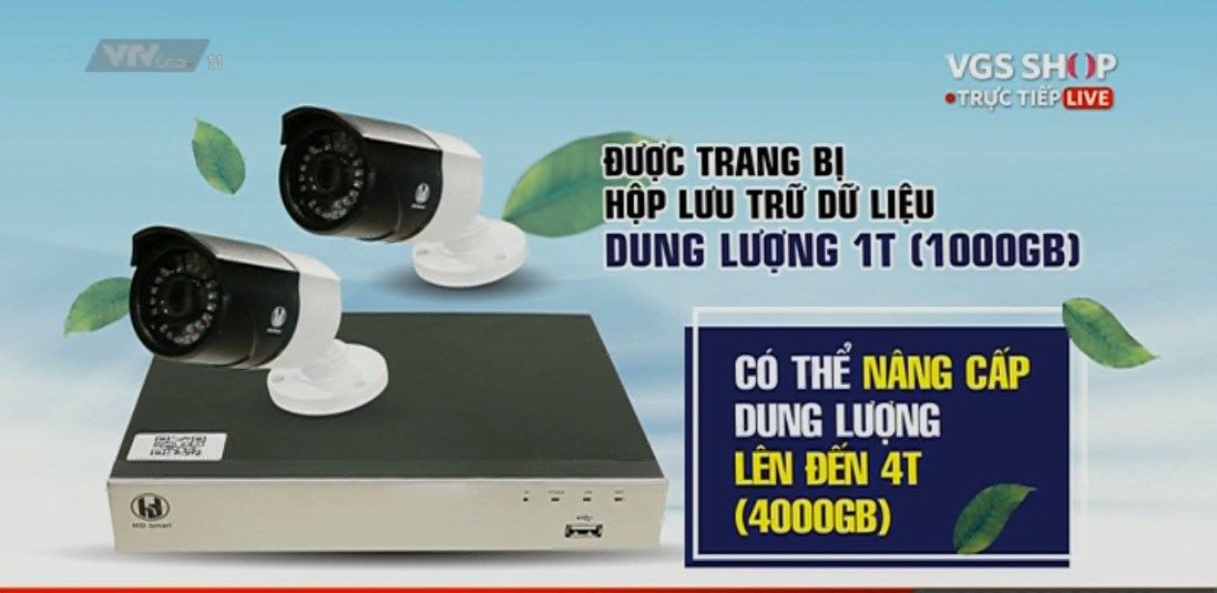 CAMERA GIÁM SÁT CÓ ÂM THANH (CAMERAS KIT 4CH - DVR) HÀNG CHÍNH HÃNG