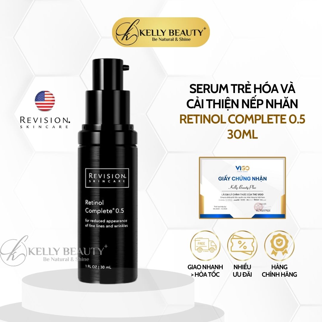 Serum Trẻ Hóa và Cải Thiện Nếp Nhăn Revision Retinol Complete | Kelly Beauty