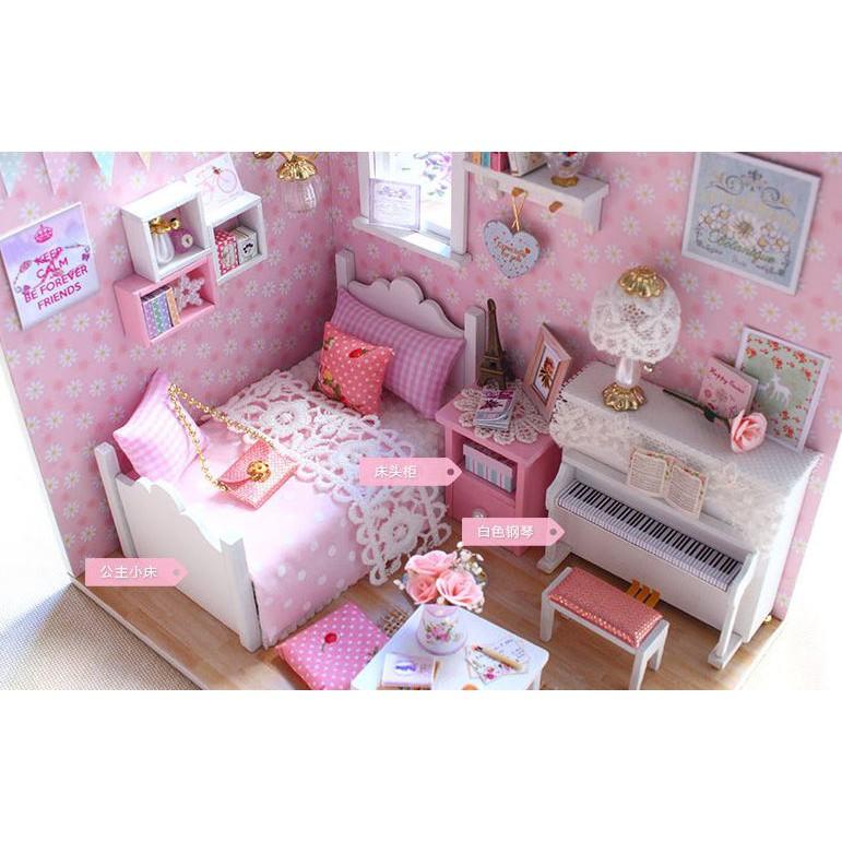 Lắp ráp mô hình nhà gỗ - Cute Room