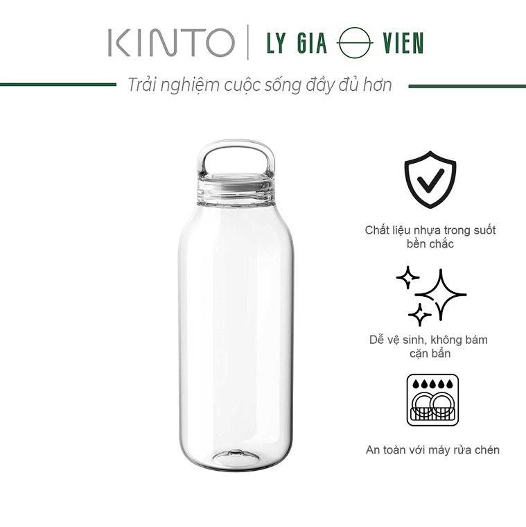Bình Đựng Nước Cá Nhân Kinto Water Bottle 500ml