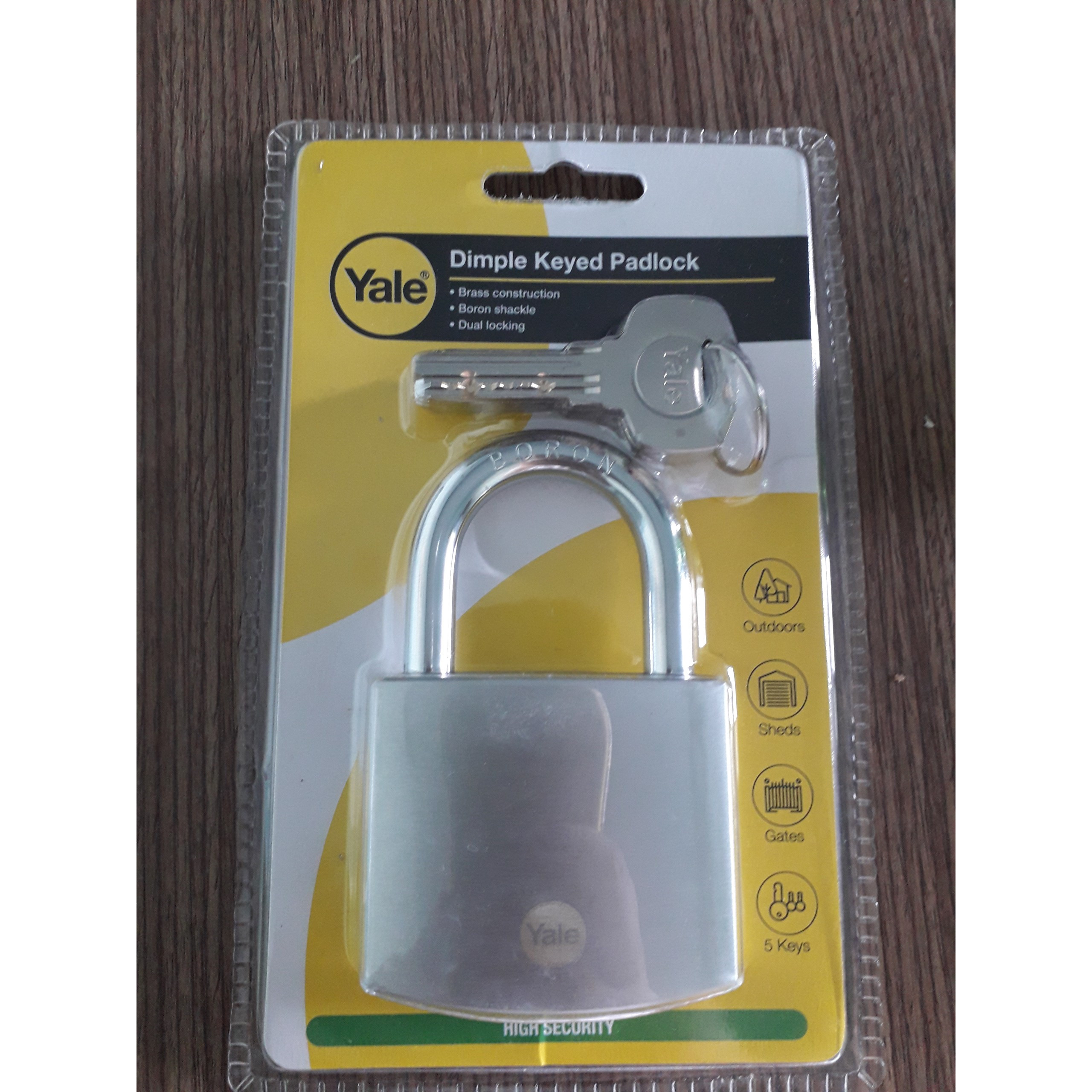 KHÓA BẤM YALE Y120DB/60/135/1/5