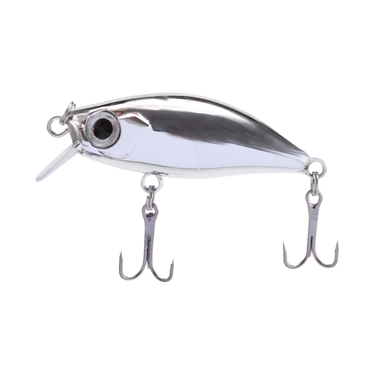 Minnow 3D Eyes Hook Crankbait 4.5cm/4.5G for Walleye