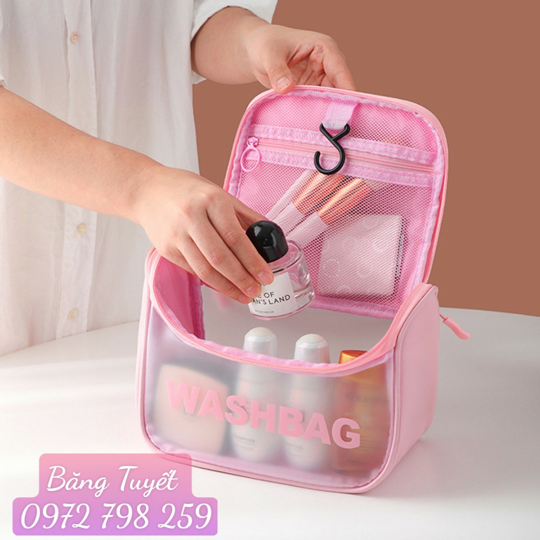 TÚI ĐỰNG MỸ PHẨM ĐỒ TRANG ĐIỂM CHỐNG NƯỚC WASHBAG CAO CẤP