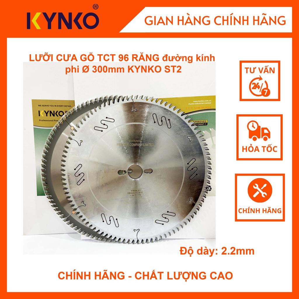 LƯỠI CƯA GỖ TCT 96 RĂNG đường kính phi Ø 300mm KYNKO ST2