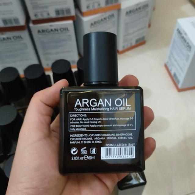 Tinh dầu Argan Pro Calodia phục hồi tóc khô xơ gãy rụng 55ml [New 2023] + Gội xả gói Karseell 15ml