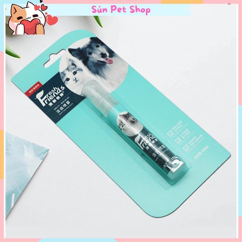 Xịt thơm miệng cho chó mèo Fresh Friends 14ml