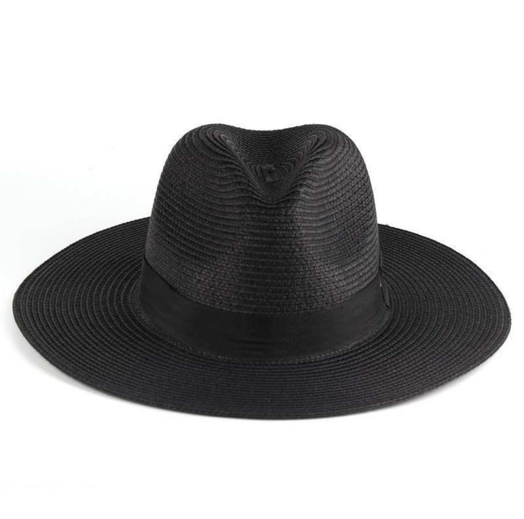 Nón cao bồi phớt mũ cao bồi nam nữ Fedora comboy chất liệu cói Hàng nhập dona24072901