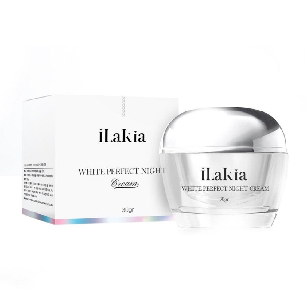 iLakia - Kem Dưỡng Face Tổ Yến WHITE PERFRCT NIGHT CREAM Trắng Hồng Tự Nhiên - Ban Đêm - 30g KOREA