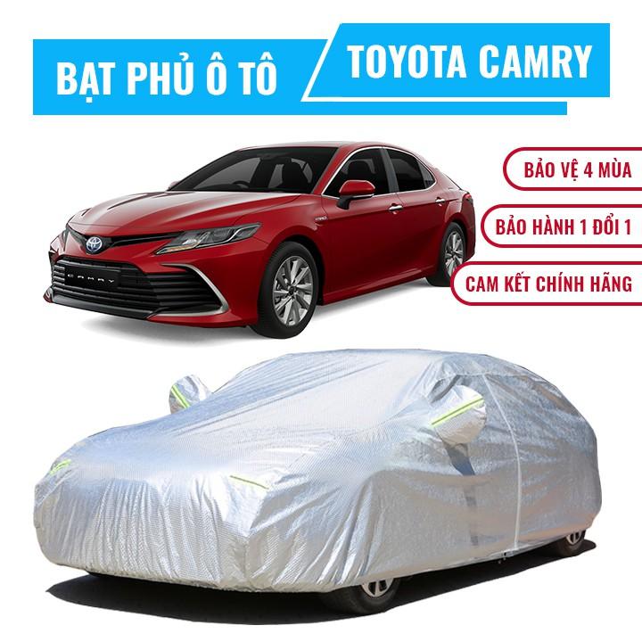 Bạt phủ xe ô tô 5 chỗ Toyota Camry 3 lớp chống nóng, chống thấm, chống bụi. Bạt phủ xe Camry, Bạt trùm xe hơi