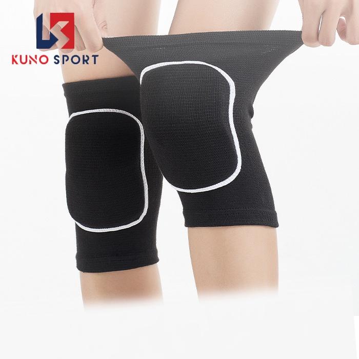Băng bảo vệ đầu gối chơi thể thao, bó gối có mút xốp chống chấn thương cao cấp