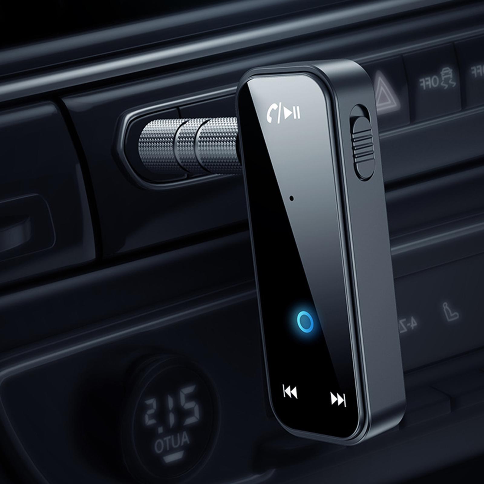 3.5mm Jack Car AUX Adapter Bluetooth 5.0 Receiver for Home Music Streaming Stereo