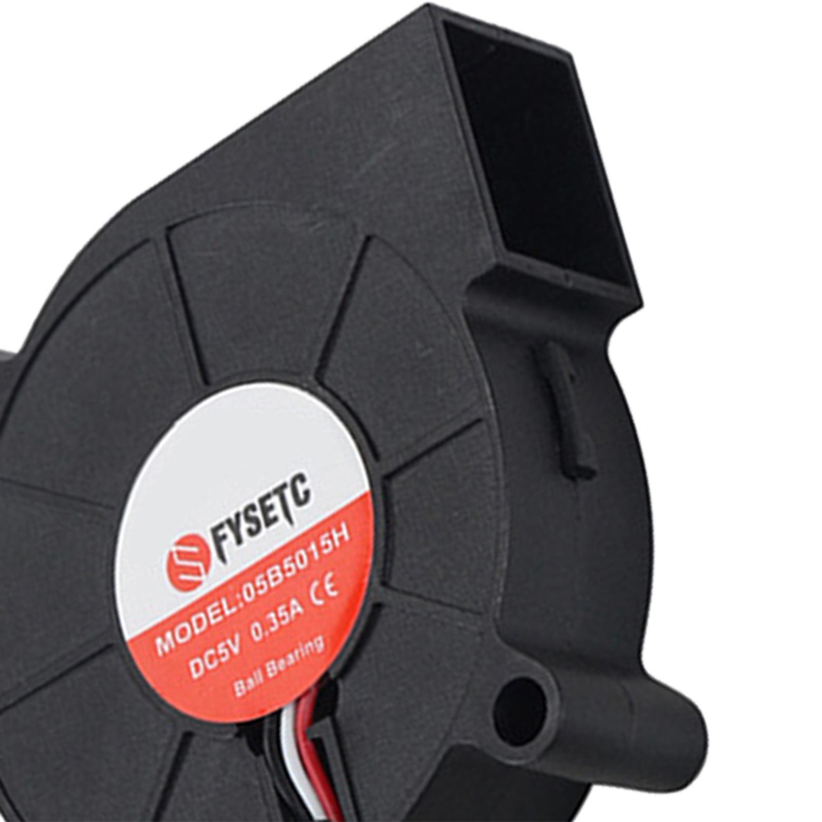 Fan Replacement Dual Ball Bearing DC Fan for MK3S 5015 5V Black