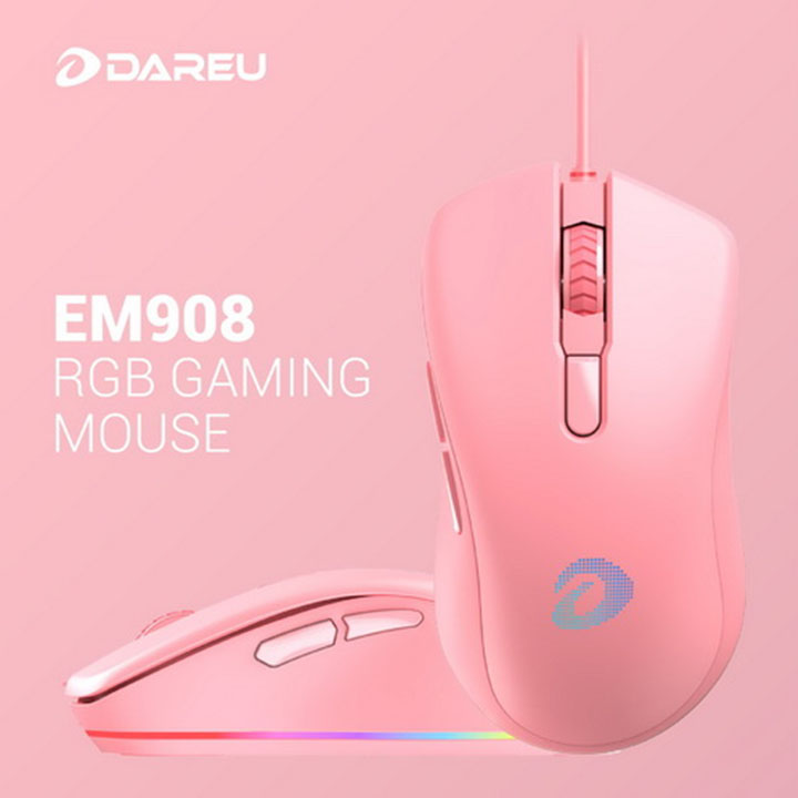 Chuột DareU Gaming EM908 (LED RGB) - Hàng Chính Hãng