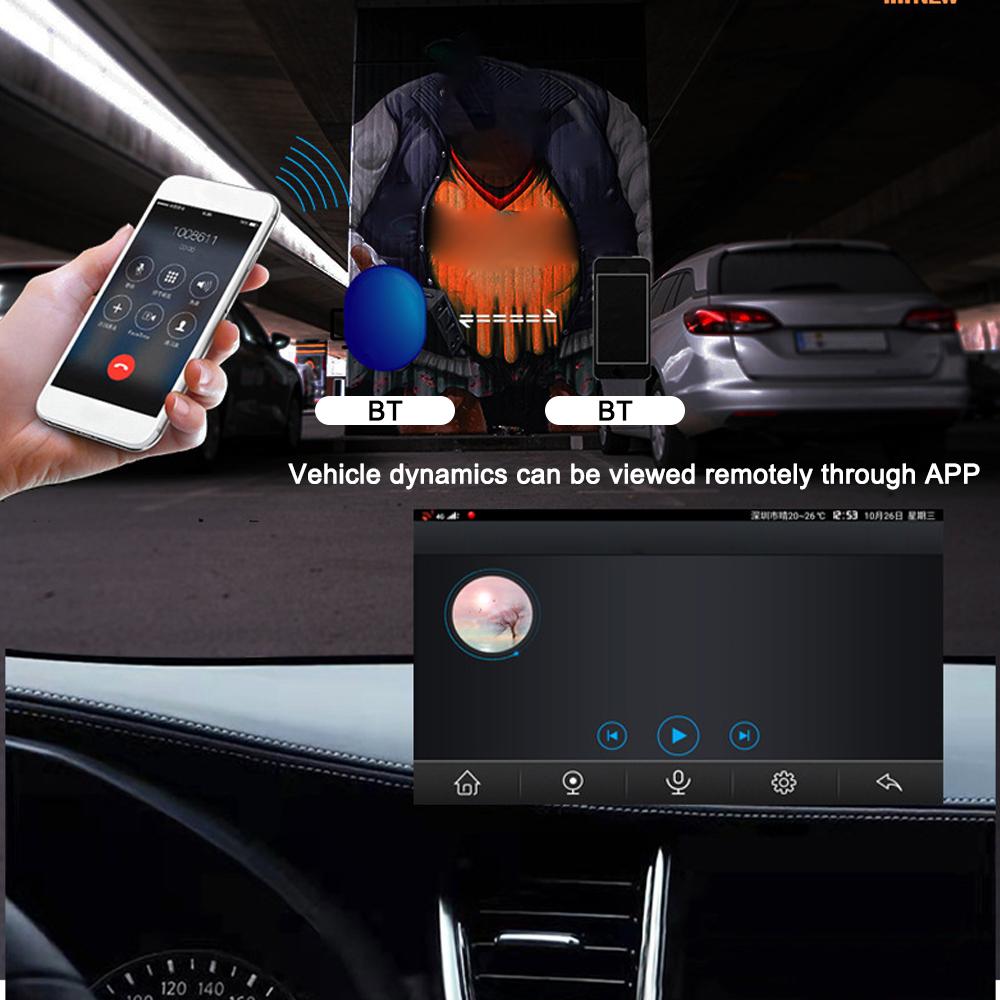 Multi-language Dual Lens Car Video Recorder Real View Navigation Auto Dash Cam Night Viewing Car Camera Recorder Voice Assistant DVR Wide Angle Car Camcorder