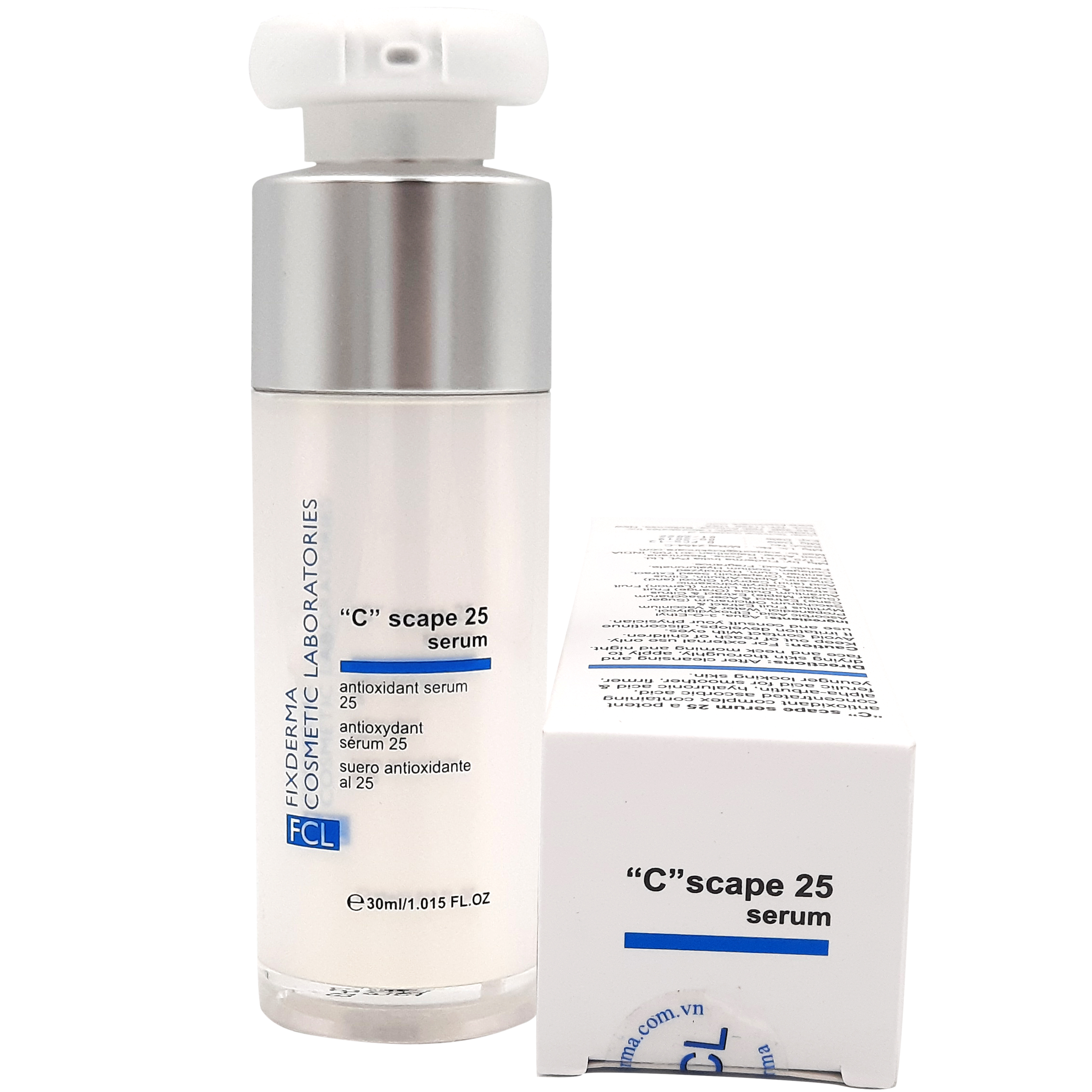 Serum Dưỡng Trắng Da Ngăn Ngừa Lão Hóa FCL ''C'' Scape Serum 25% Giúp Da Xóa Nhăn Trắng Sáng Căng Mịn 30ml - Hùng Lợi