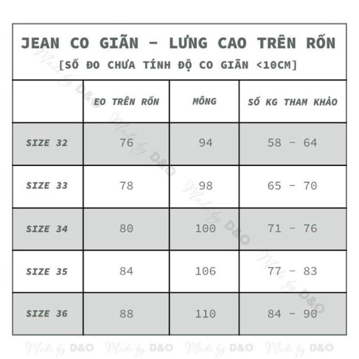 Quần Jeans Ngố BIG SIZE- LƯNG CAO - PHOM EO CAO TRÊN RỐN - Quần Jeans Lửng CO GIÃN
