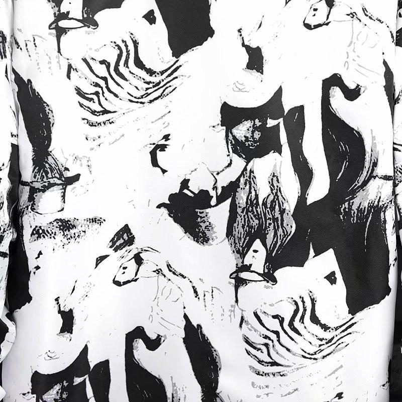 Áo Sơ Mi Nam Dài Tay Họa Tiết Độc Đáo Thời Trang