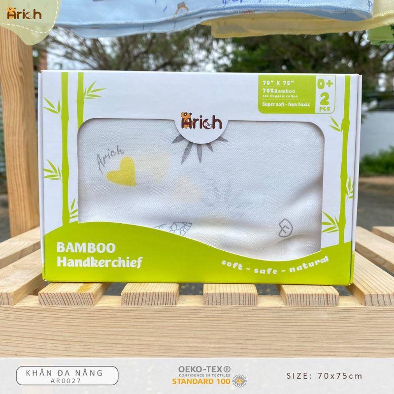 Khăn sợi tre Arich mẫu siêu xinh(khăn sữa, khăn tắm, khăn choàng quấn