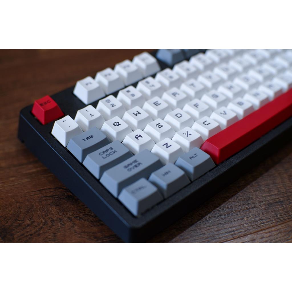 Keycap RETRO 8 BIT Thick PBT Dyesub 114 Phím Cherry Profile Cho Bàn Phím Cơ Của EZPC