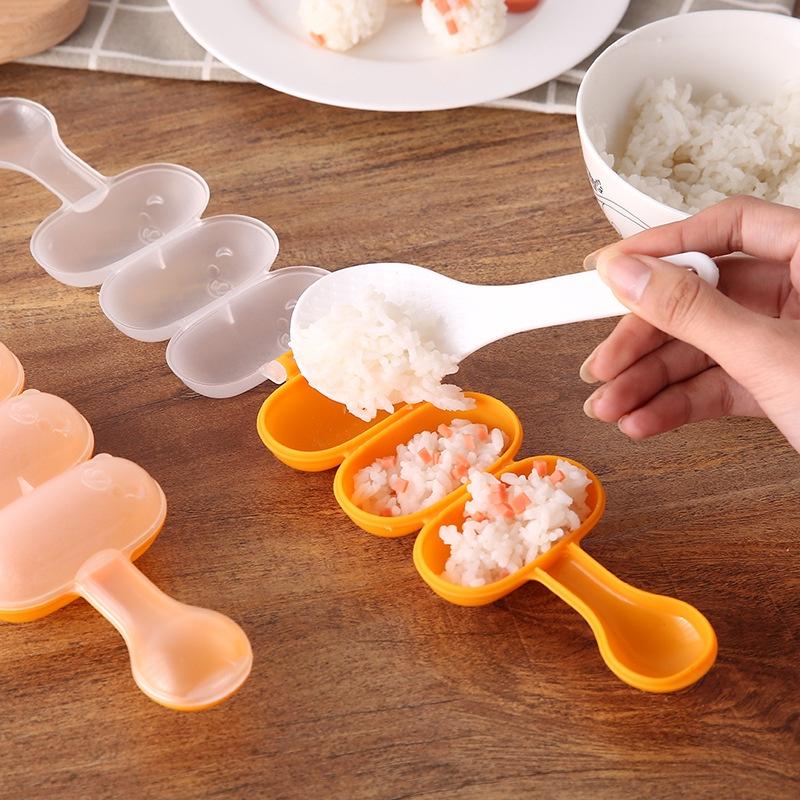 Khuôn Lắc Cơm Tạo Hình Cơm Nắm, Khuôn Làm Cơm Viên Tròn Cho Bé Ăn Dặm