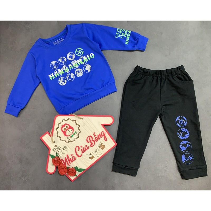 Bộ dài bé trai nhiều họa tiết size 22 - 36 kg